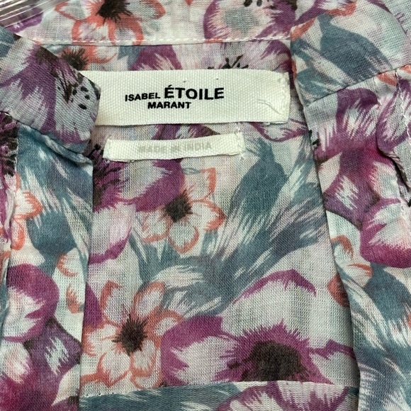 Isabel Marant Etoile Women Virginie Paisley Floral Print Dress - Picture 6 of 8